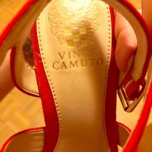 Vince Camuto Seductive Red Heels